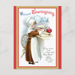 Cute  Welcome Thanksgiving Briefkaart