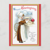 Cute  Welcome Thanksgiving Briefkaart (Voorkant)