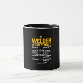 Cute Welder Funny Hourly Rate | Gift for Welder Mok