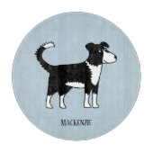 Cute Welsh Border Collie Dog Snijplank (Voorkant)