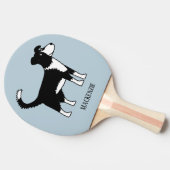 Cute Welsh Border Collie Dog Tafeltennisbatje (Zijkant)