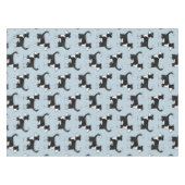 Cute Welsh Border Collie Sheep Dog Patroon Tafelkleed (Voorkant (Horizontaal))