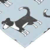 Cute Welsh Border Collie Sheep Dog Patroon Tafelkleed (Gekanteld)