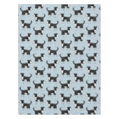 Cute Welsh Border Collie Sheep Dog Patroon Tafelkleed (Voorkant)