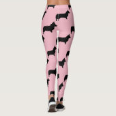 Cute Welsh Corgi Dog Pattern Leggings (Achterkant)