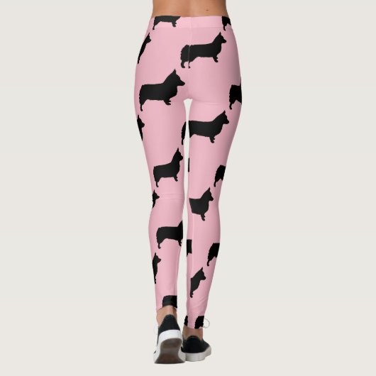 Cute Welsh Corgi Dog Pattern Leggings (Achterkant)