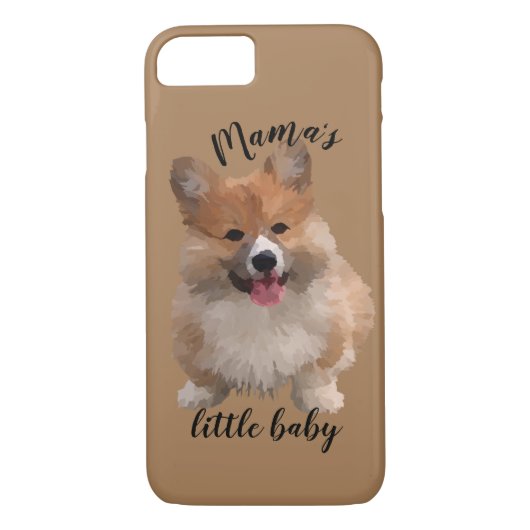 Cute Welsh Corgi Phone Case (Achterkant)