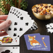 Cute Welsh Pembroke Corgi Butt Pokerkaarten (Insitu)