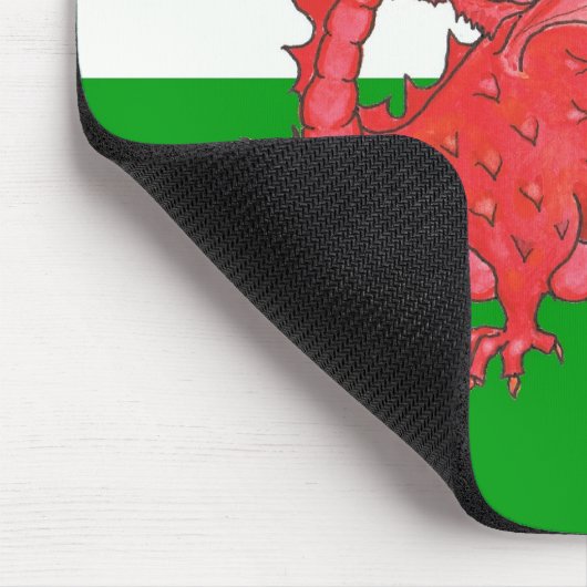  Cute Welsh Red Dragon Mousepad Muismat (Hoek)