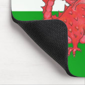 Cute Welsh Red Dragon Mousepad Muismat (Hoek)
