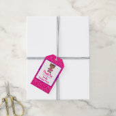 Cute Werewolf Girl Halloween Party Cadeaulabel (Met Touw)