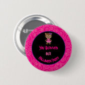 Cute Werewolf Girl Halloween Party Ronde Button 5,7 Cm (Voorkant /achterkant)