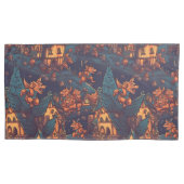 Cute Werewolves die rond een dorp lopen Kussensloop (Voorkant-Links)