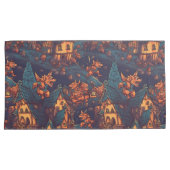 Cute Werewolves die rond een dorp lopen Kussensloop (Voorkant-Rechts)