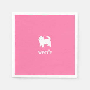 Cute West Highland Terrier - I Love Westies Servet