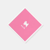 Cute West Highland Terrier - I Love Westies Servet (Hoek)