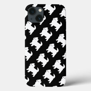 Cute West Highland Terrier - Westie Pattern iPhone 13 Hoesje