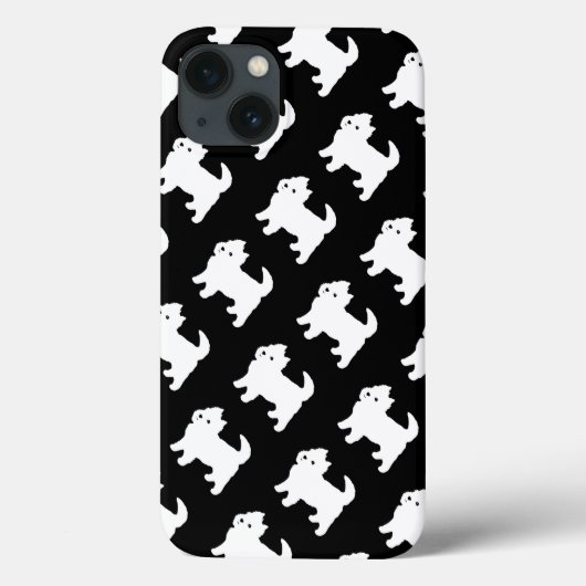 Cute West Highland Terrier - Westie Pattern Case-Mate iPhone Case (Achterkant)