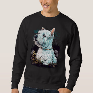 Cute West Highland White Terrier Dog on Westie Lov Trui