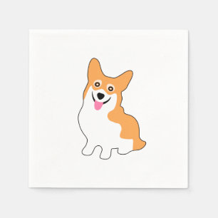 Cute West Pembroke Corgi Pup Servet