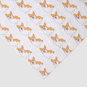 Cute West Pembroke Corgi Pup Tissuepapier (Detail)