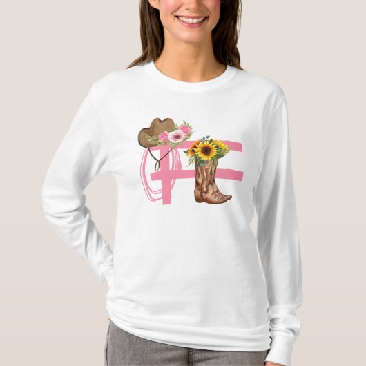 Cute Western Chic T-shirt (Voorkant)