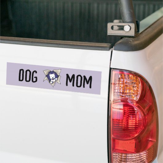 Cute Westie Blast Bumpersticker (Op Truck)