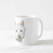 Cute Westie Dog Koffiemok (Voorkant rechts)