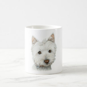 Cute Westie Dog Koffiemok