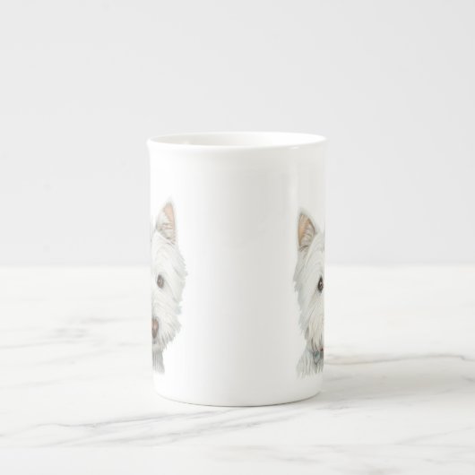 Cute Westie Dog Mok (Voorkant)