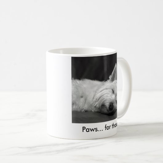 Cute Westie Dog Mok (Voorkant rechts)