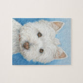 Cute Westie Dog Puzzle Legpuzzel (Horizontaal)