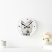 Cute Westie Dog Wall klok (Huis)