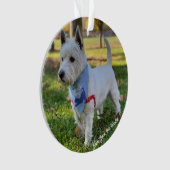 Cute Westie Ornament (voorkant)