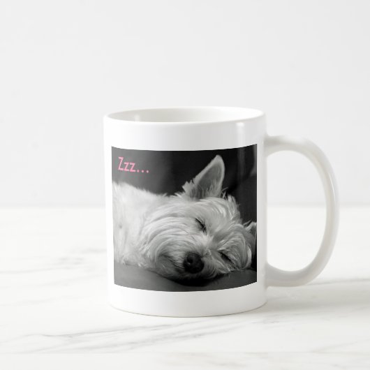 Cute Westie (West Highland Terrier) Dog Mok (Rechts)