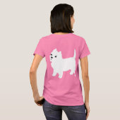 Cute Westie - West Highland White Terrier T-shirt (Achterkant volledig)