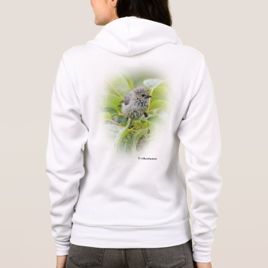 Cute Wet Wee Bushtit op de Laurel Hoodie (Achterkant)
