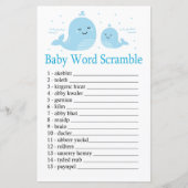 Cute Whale Baby word scramble game (Voorkant)