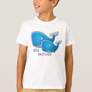 Cute Whale Big Brother Kinder Tshirt