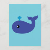 Cute Whale Briefkaart (Voorkant)