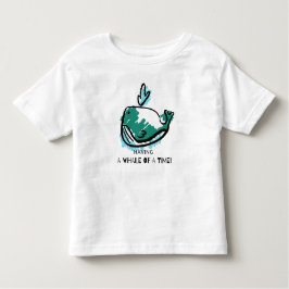 Cute Whale Cartoon Kinder Shirts