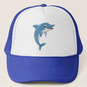 Cute Whale Cartoon Trucker Pet