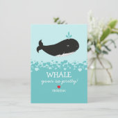 Cute Whale Classroom Valentijn Feestdagenkaart (Staand voorkant)