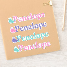 Cute Whale Fish Symbool Aangepaste persoonlijke na