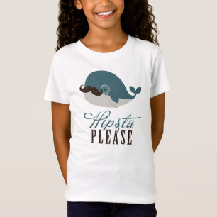 Cute Whale Hipsta alsjeblieft T-shirt