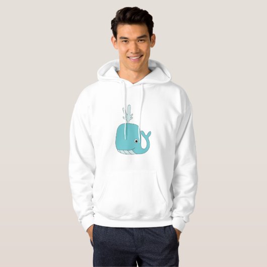 Cute Whale Hoodie (Voorkant volledig)