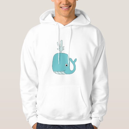 Cute Whale Hoodie (Voorkant)