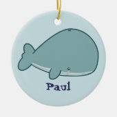 Cute Whale Keramisch Ornament (Voorkant)
