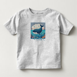 Cute Whale Kinder Shirts