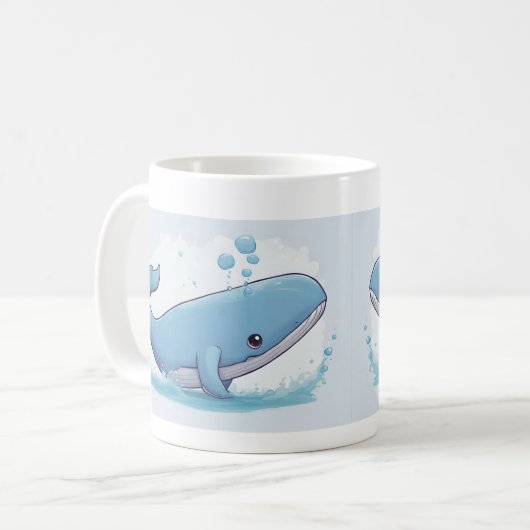 Cute Whale Koffiemok (Voorkant links)